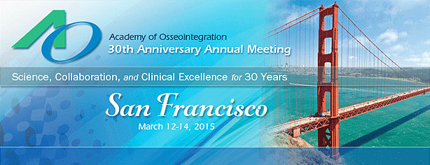 Academy of Osseointegration Celebrates 30 Years