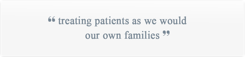 quotation: treating patients as we would our own families